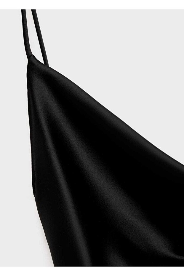 Arkası Çapraz Kısa Elbise - 7