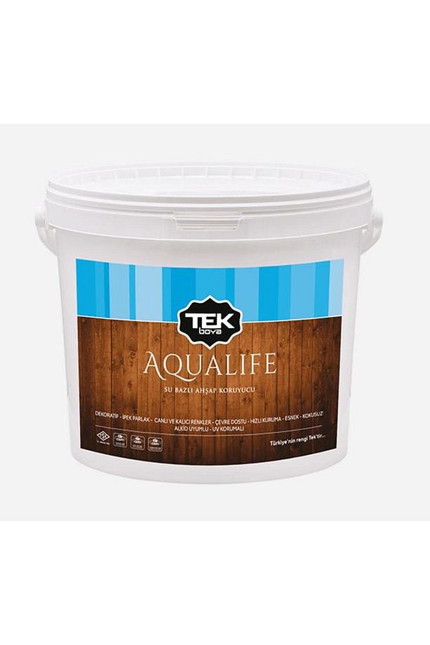TEK AQUALIFE SU BAZLI AHŞAP KORUYUCU SARI ÇAM 0,75 LT - 1