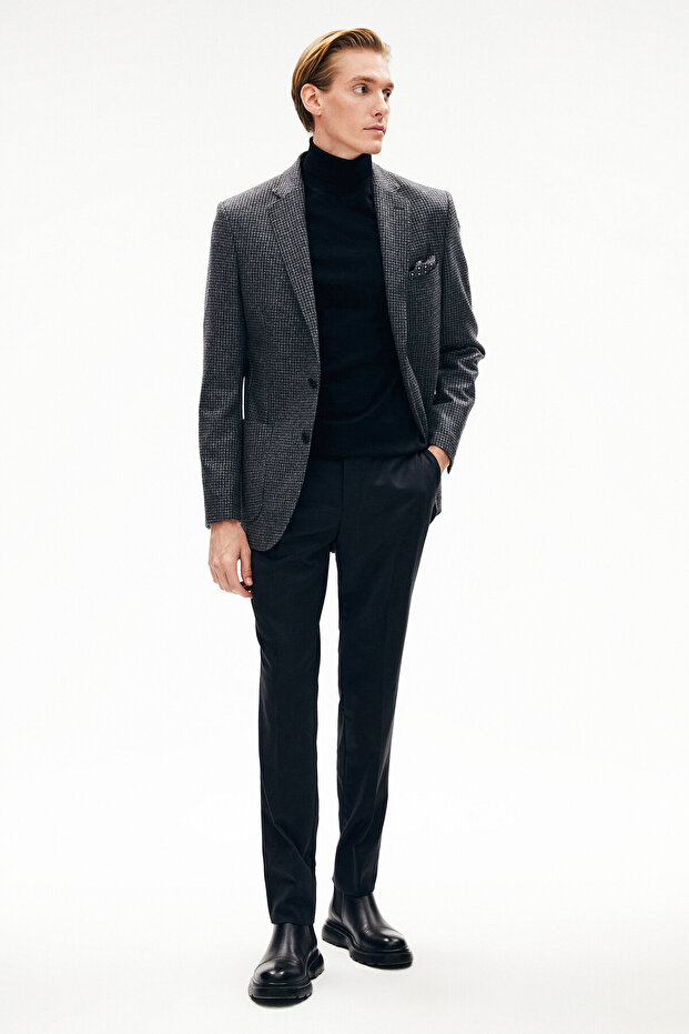 SİYAH TRİKO KAZAK - 1