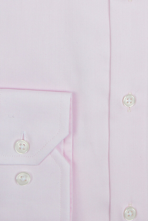 PEMBE KLASİK GÖMLEK - 3