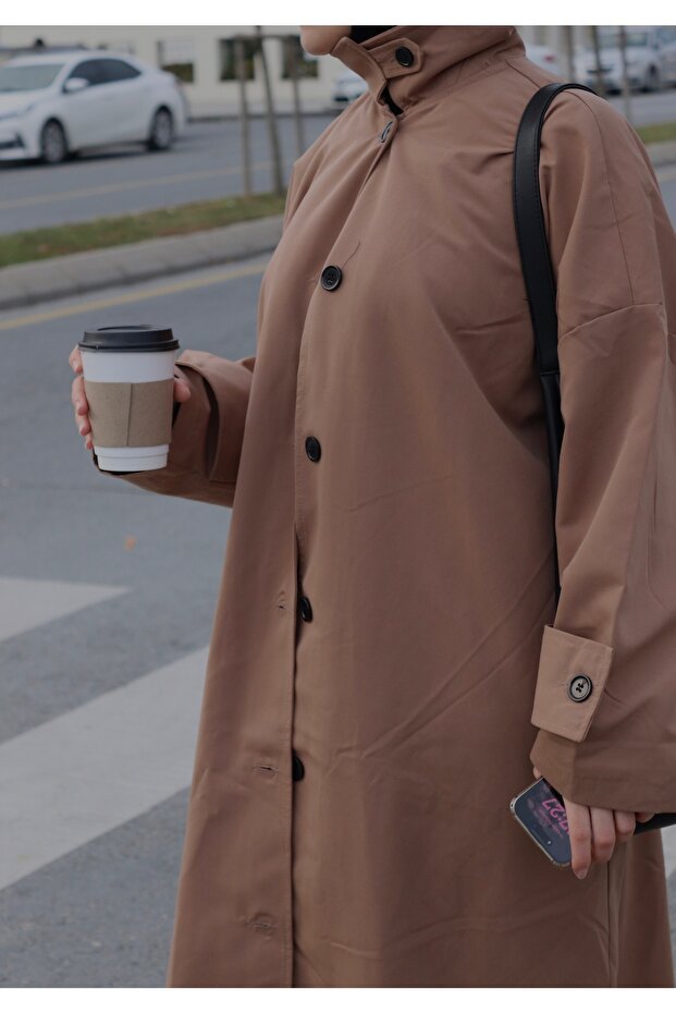 Premium Camel Trençkot - 4