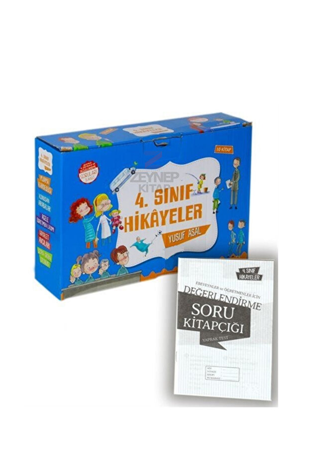 4.Sınıf Hikayeler 10 Kitap Set(Soru Kitapçığı Hediyeli