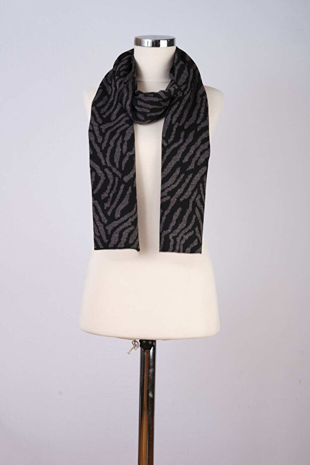 وشاح تريكو بنمط الحمار الوحشي - 4