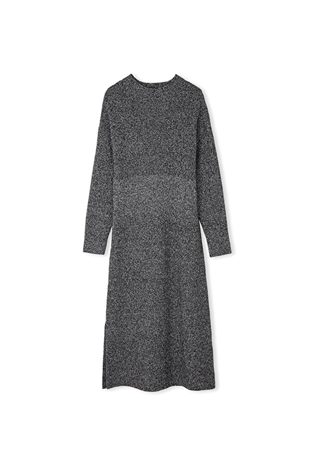 Kemerli triko elbise - 3