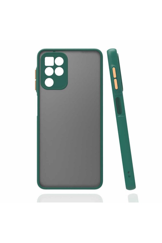 Galaxy M22 Case Zore Hux Cover - Dark Green