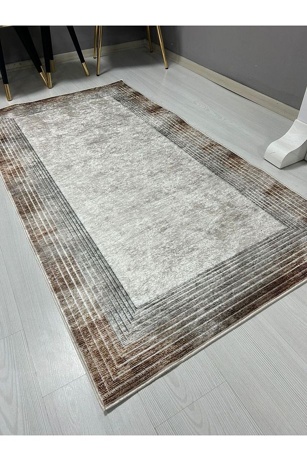 DİJİTAL BASKI YIKANABİLİR KAYMAZ DERİ TABAN SALON HALISI MUTFAK HALISI KORİDOR HALISI - 2