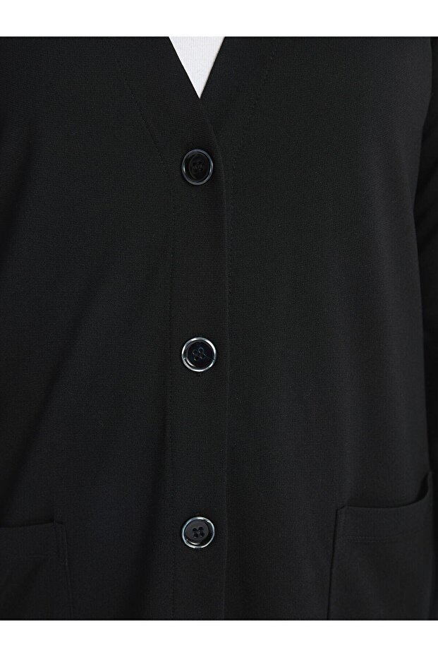 LCW Grace V Yaka Kadın Hırka - 3