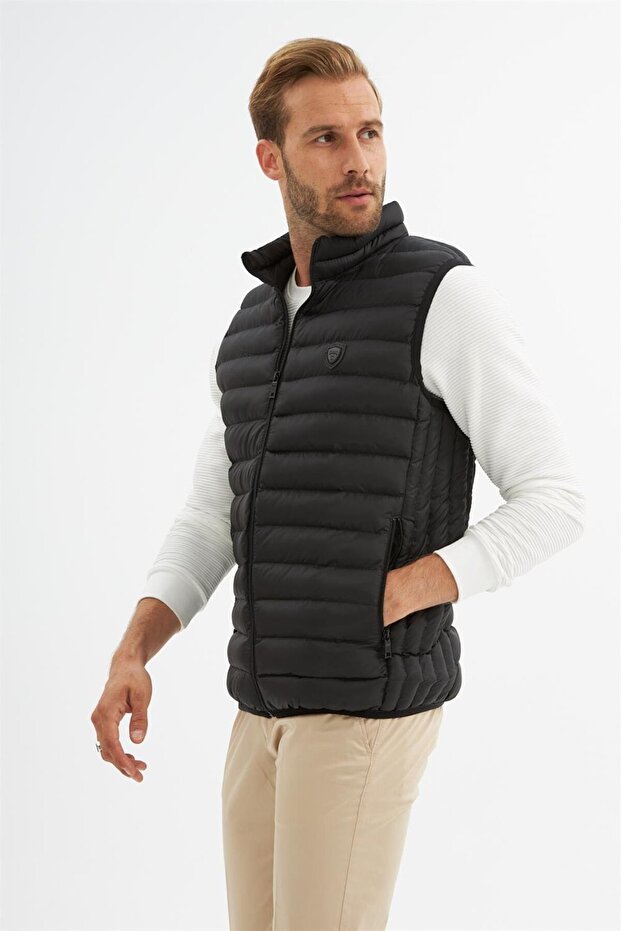 Men's Standard Mold Inflatable Vest Black