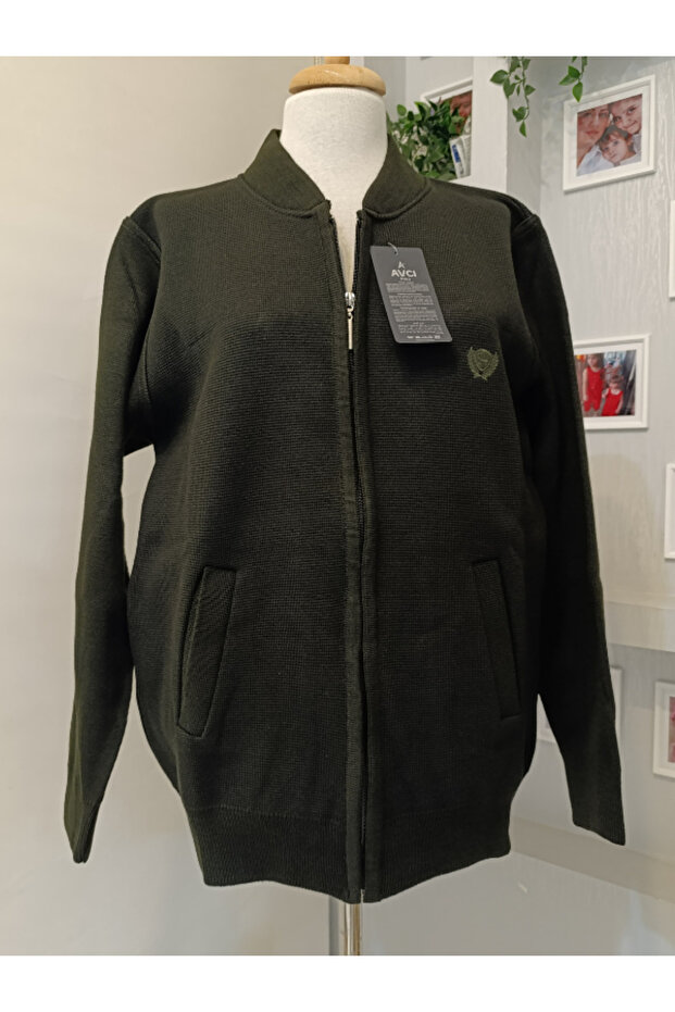 Baba Fermaurlı Triko Ceket - 1