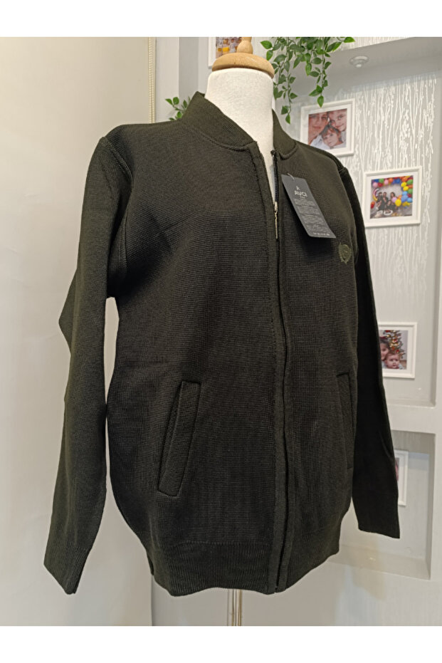 Baba Fermaurlı Triko Ceket - 2