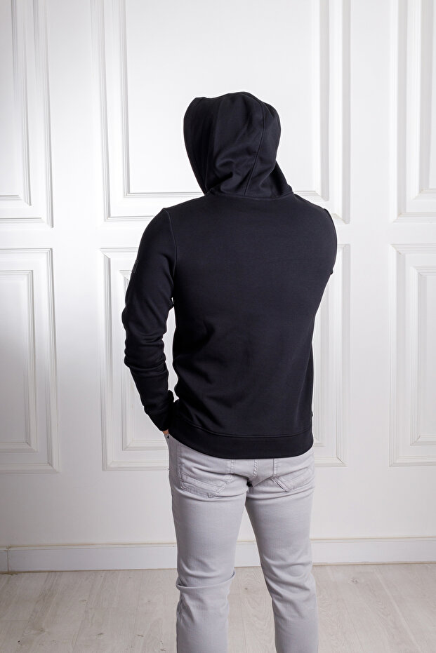 İnterview Sarar Kapüşonlu Siyah Sweatshirt - 8