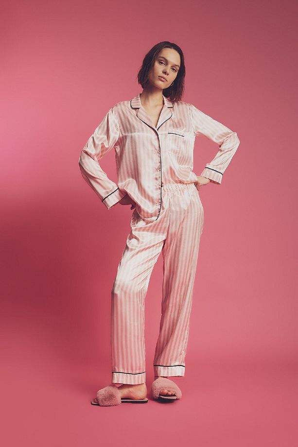 Fall in Love Regular Fit Saten Pijama Altı B8817AX24SP - 1