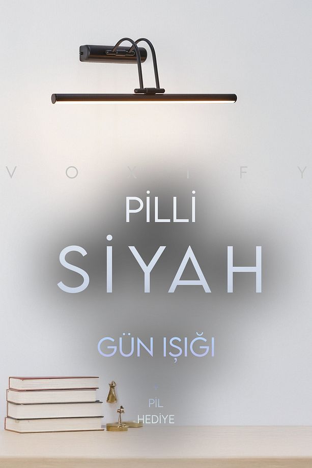 Siyah Pilli Flüt Aplik Tablo Aydınlatma Banyo Ayna Üstü Aydınlatma - 1