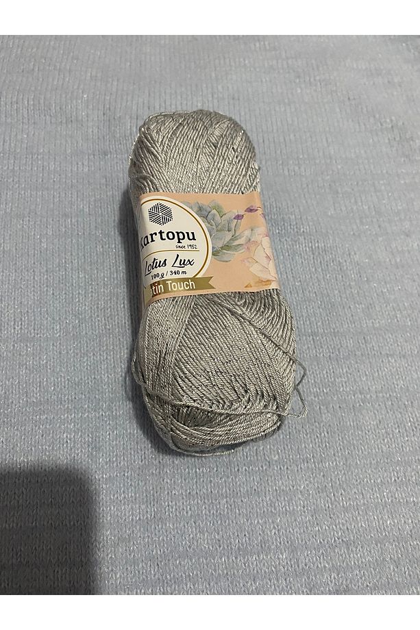Lotus lux (simli ip ) 100 gram K941 gri-1 adet - 1