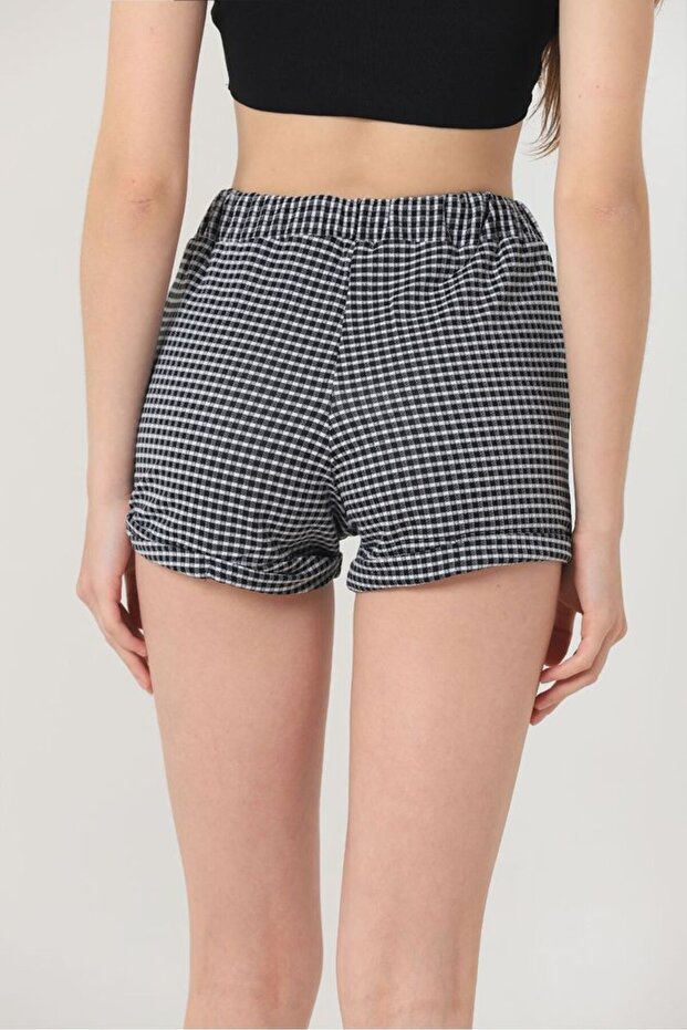 Black Mini Shorts | D1764 - 3