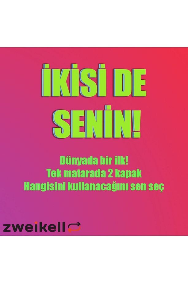 Rosso Switch Rose Bpa Içermez 650 ml Tritan Kırılmaz Suluk - Su Matarası - Yedek Kapak Hediyeli - 7