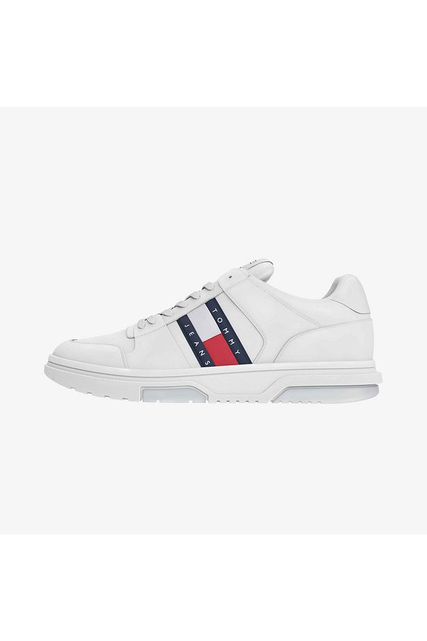 Kadın / Kız Marka Logolu Deri Üst Kauçuk Dış Tabanlı Gündelik Kullanıma Uygun Beyaz Sneaker EN0EN025 - 3