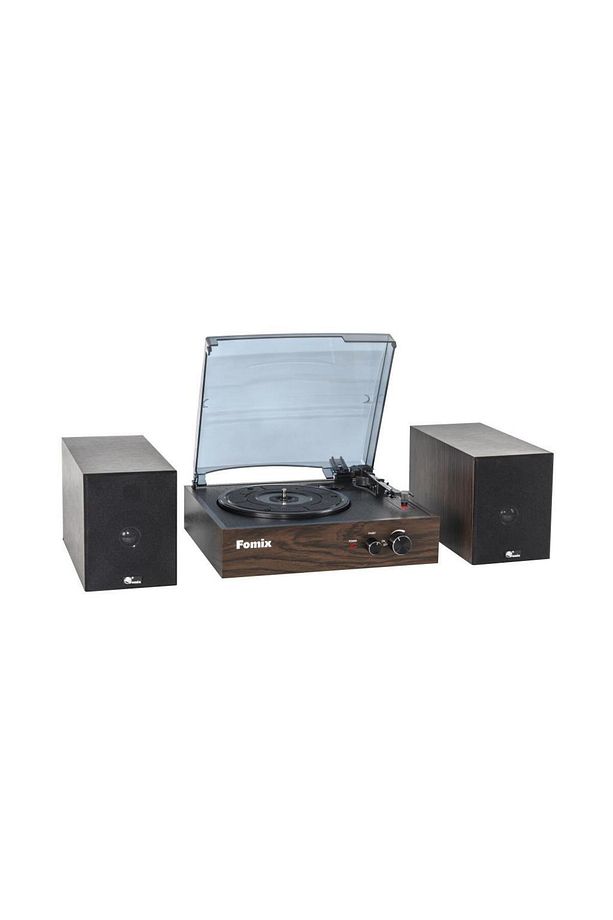 Fomix Fm200 Turntable Bluetooth Hoparlörlü Ahşap Pikap Çalar - 7