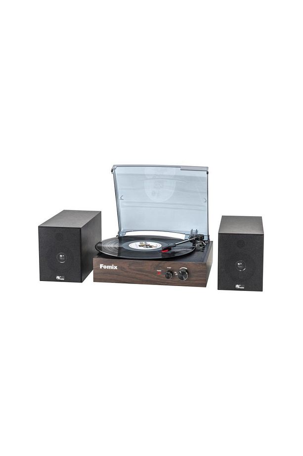 Fomix Fm200 Turntable Bluetooth Hoparlörlü Ahşap Pikap Çalar - 6
