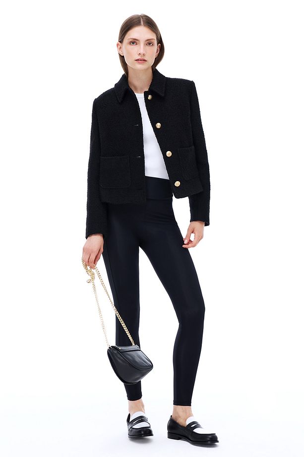 Biancas Slim Fit Standart Boy Siyah Tayt - 1