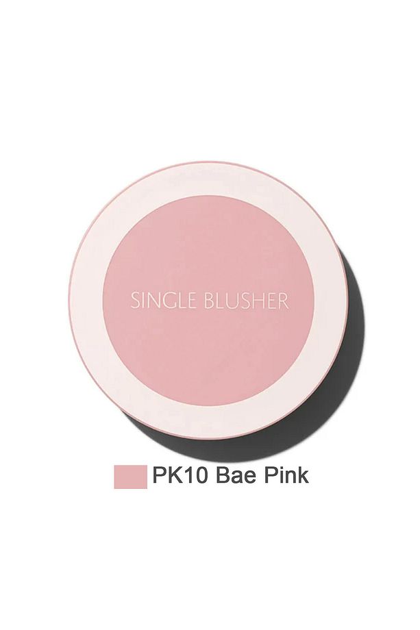 Sebum Kontrolü Sağlayan Tekli Toz Allık - Saemmul Single Blusher - Bae Pink (VİONİNE) - 1
