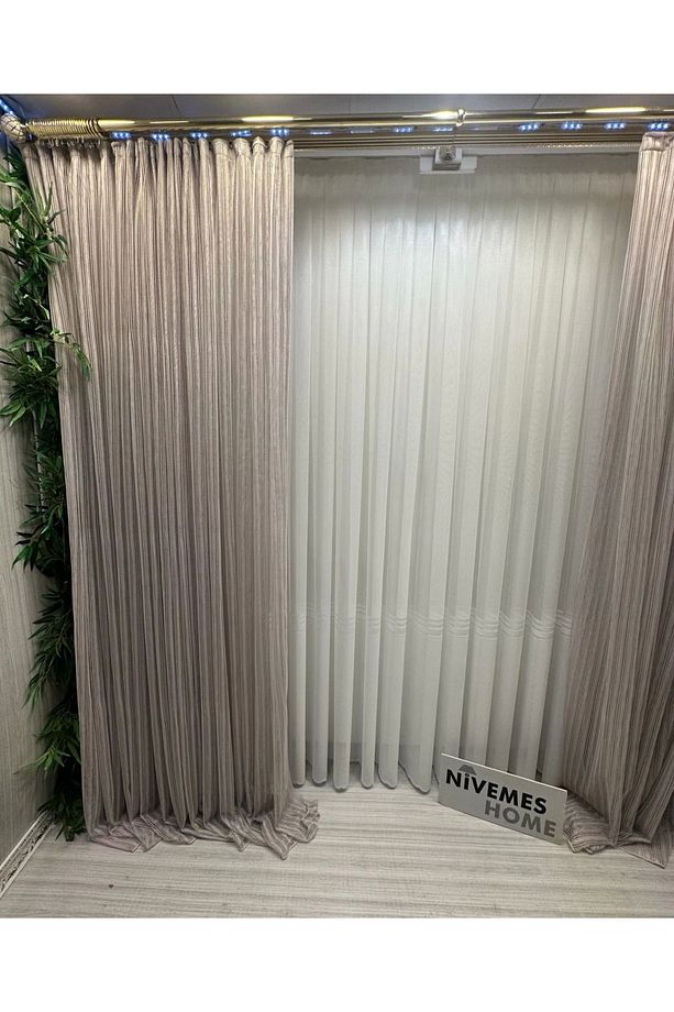Nivemeshome Mırabella2 Wj12031.802 1/3 Sık Pileli Tül Perde Apm - 8