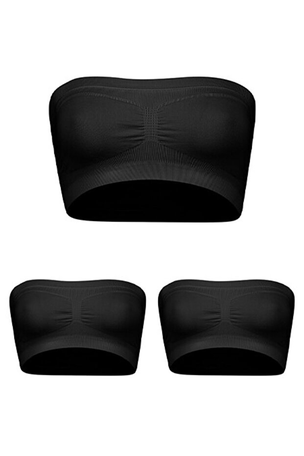 Siyah 3lü Büstiyer Taktel - 2