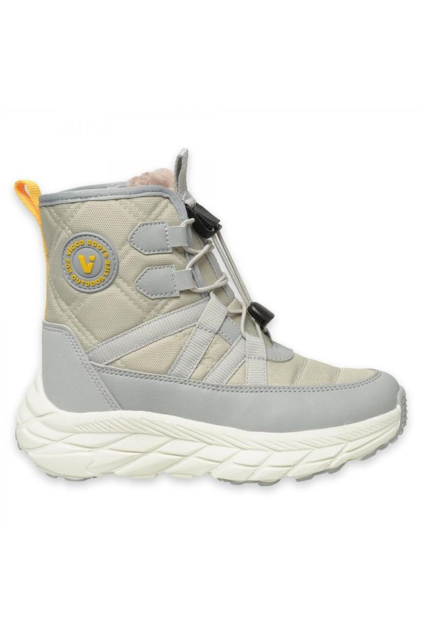 943.F24K465 Vaca Filet Phylon Kar Gri Çocuk Bot - 2