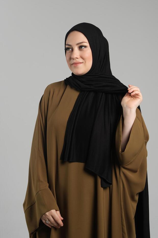 شال أسود عملي جاهز للانزلاق من القطن الممشط مع إسفنجة أمامية من الفسكوز 2202_01