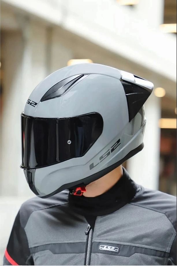 Rapıd 2 Race Nardo Gri Kask (SİYAH CAM SPOILER) - 3