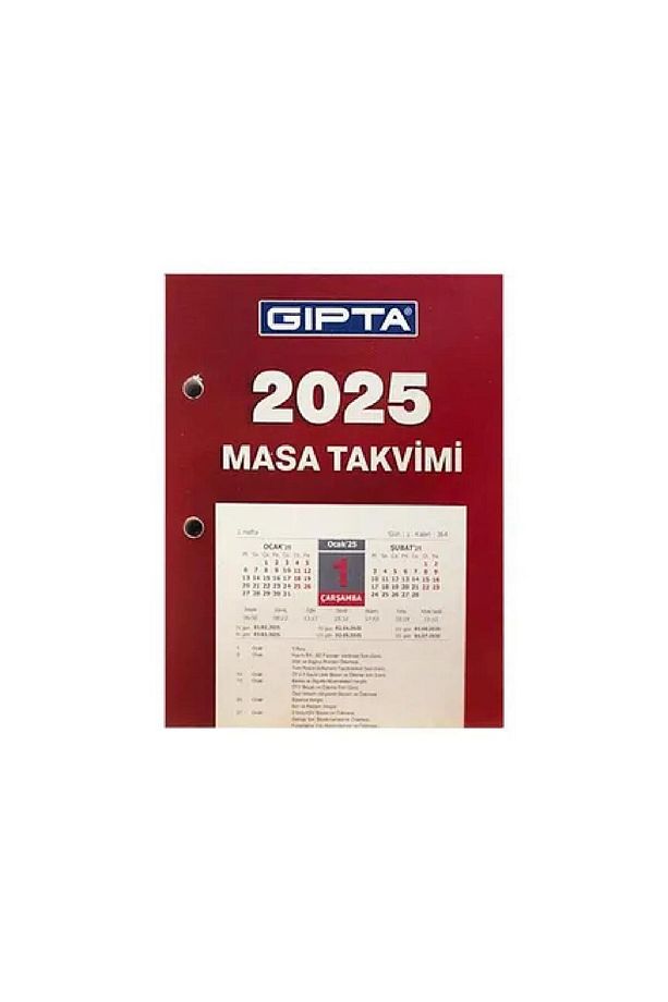 2025 365-GTB 10x13 Masa Takvimi Blok AJND 2 Adet - 2