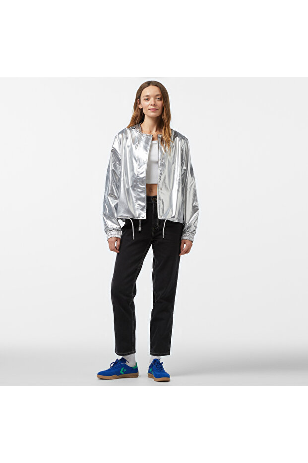 String W W3 Kadın Gri Yağmurluk - 6