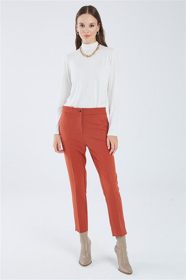 Dar Paça Tarçın Kumaş Pantolon P-0024 - 1