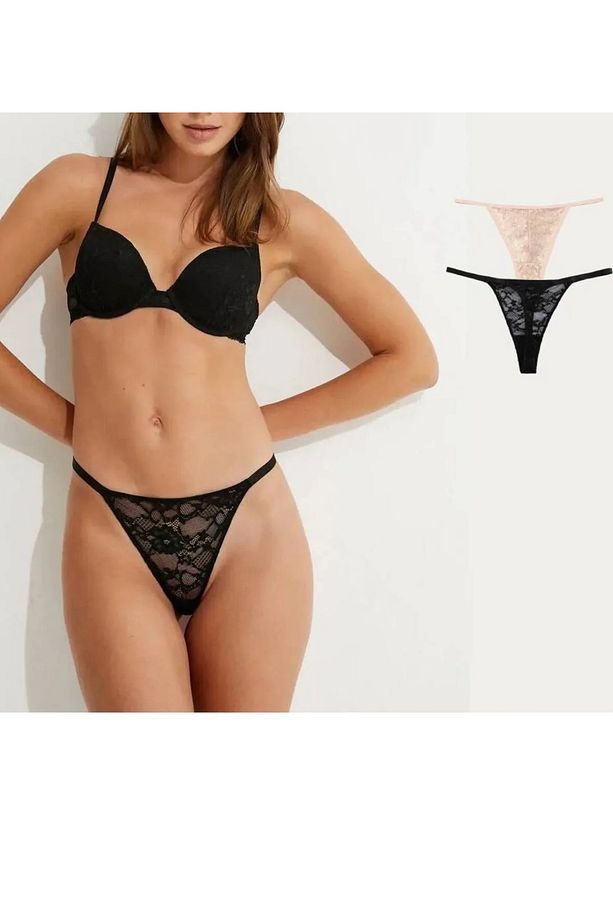 my FLUU Kadın String Tanga Ipli Ip Lastikli 3 Adet - 8