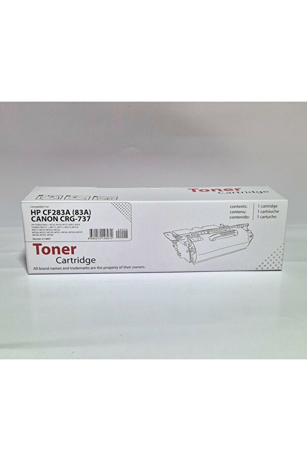 CF283A & CANON CRG 737 - 1