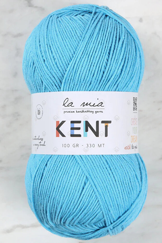 La Mia Kent Turquoise Hand Knitting Lanyard - L123