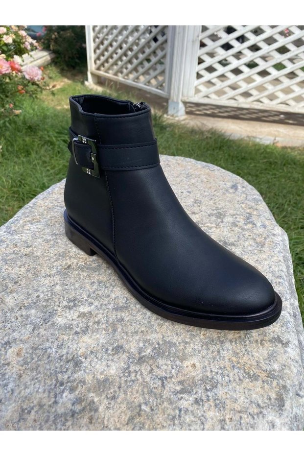 Pabuçhan 0634 Flat Non-Slip Sole Large Size Women's Boots (41-42)