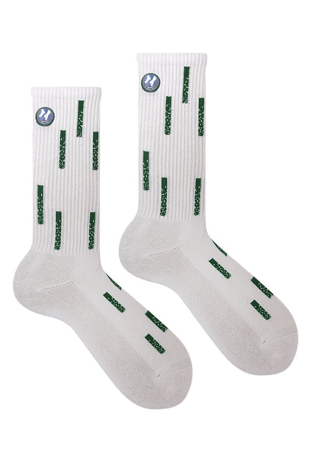 Unisex Organic Cotton Foot Sole Monolith Socks Containing Double Floor Towel