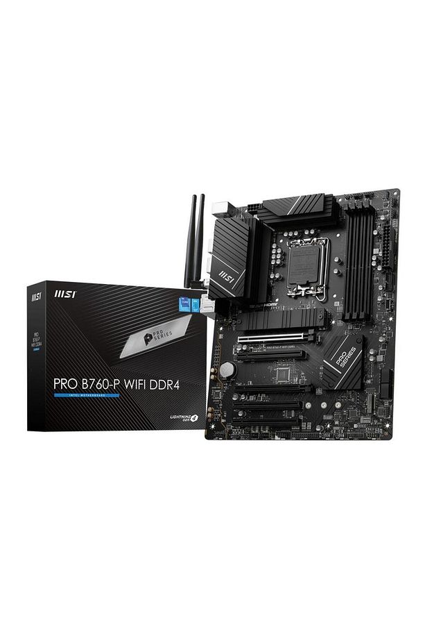 Msı PRO B760-P WIFI DDR4 Intel B760 Soket 1700 DDR4 5333(OC)MHz ATX Gaming (Oyuncu) Anakart - 1