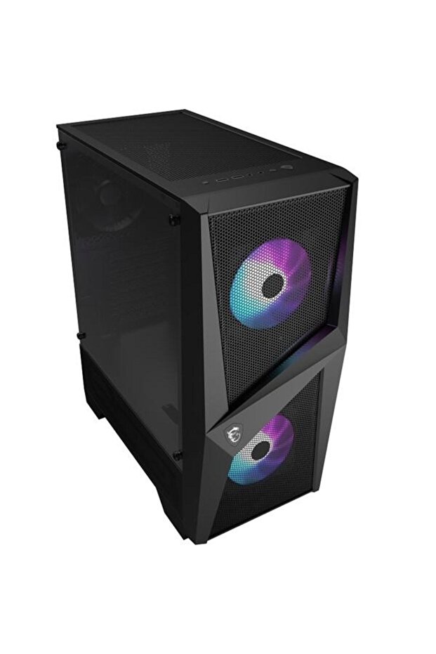 Mag Forge 100R Gaming Mid-Tower Pc Case Black - 2
