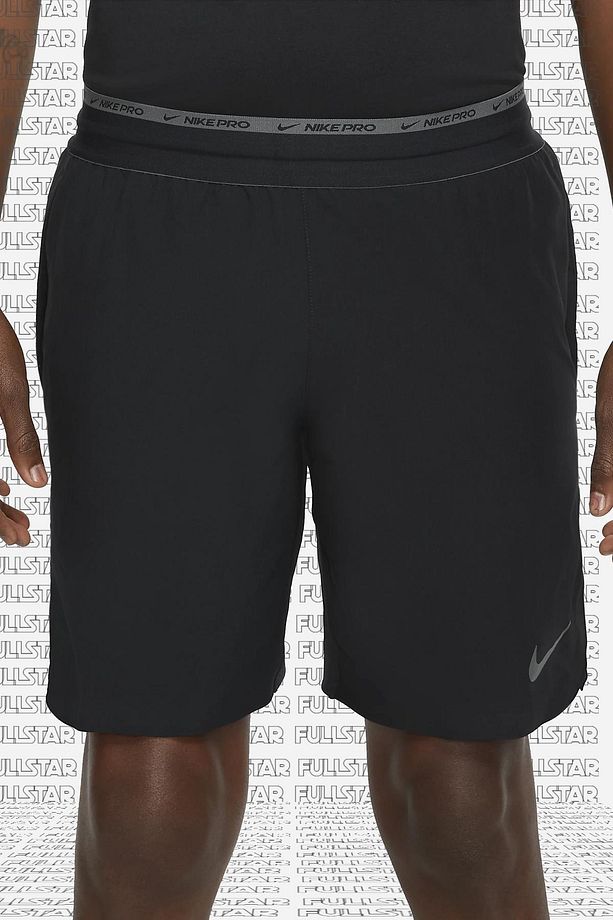Pro Dri Fit Flex Rep 3.0 Unlined Training Erkek Şort Siyah - 3