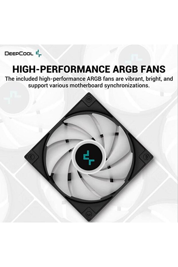 Deepcool 240mm Le520 Argb Am5-1700P Liquid Cooled Cpu Fan - 5