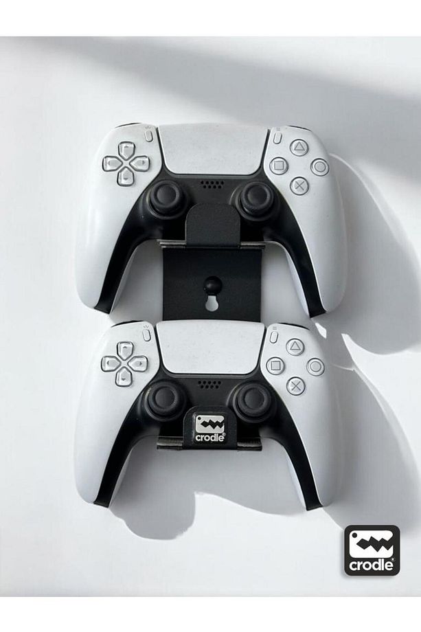 2'li Fırsat Ps5 Ve Ps5 Slim Duvar Standı Joystick Konsol Tutacağı Yerden Tasarruf Gaming Aksesuar - 7