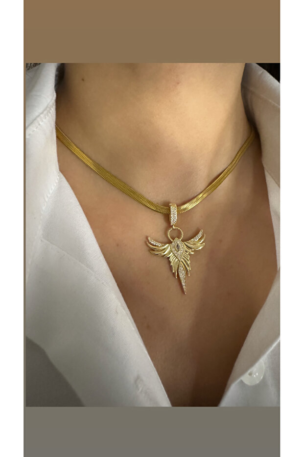 Çelik ajda charm & kolye ucu - 2