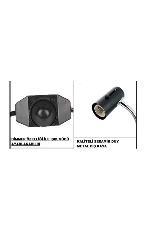 Mandallı Lamba Tutacağı Dimmer Özellikli 2 Adet 25 W Uva/uvb Lamba Dahil - 4