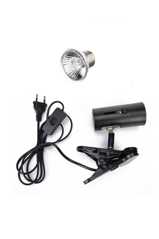 Mandallı Dimmer Özellikli Lamba Tutucu Sürüngen Isıtma Uva-uvb 25 W Lamba Dahil - 3