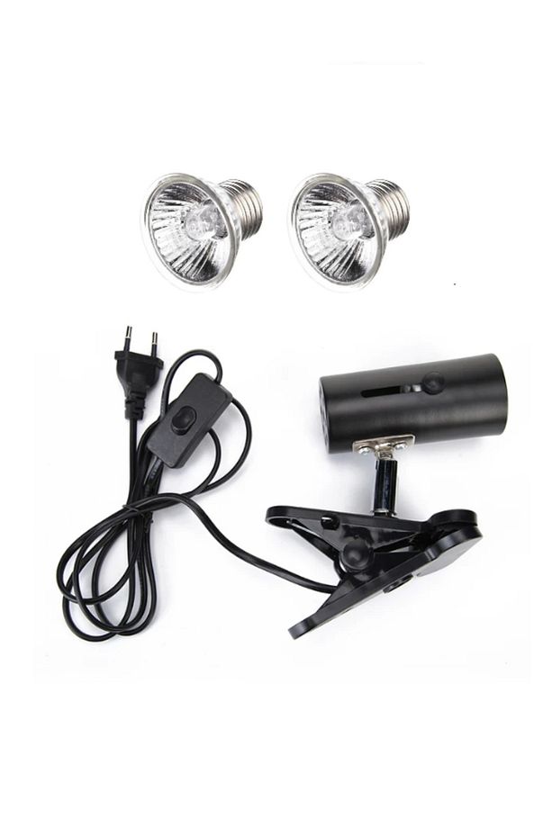 Mandallı Lamba Tutacağı Dimmer Özellikli 2 Adet 25 W Uva/uvb Lamba Dahil - 2