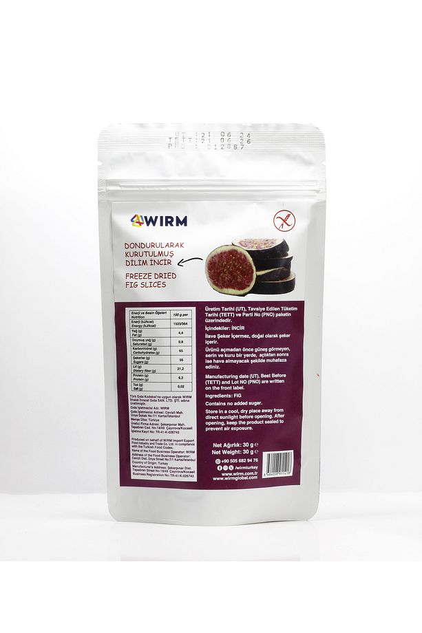 İncir Kuru Meyve Cipsi - Dondurularak Kurutulmuş Freeze Dried Incir - 2