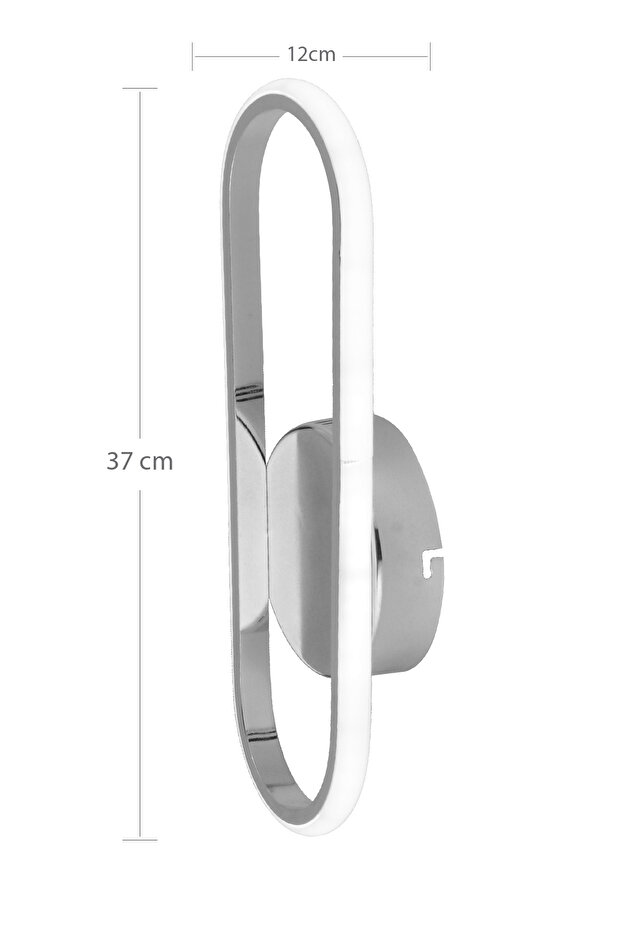 Ap 02 Model Krom 3 Renkli Koridor Ve Mutfak Için Ideal Aplik Alüminyum Avize, 37x12 - 6