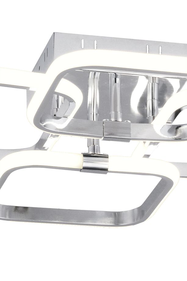 Pl 01 4 Model Krom 3 Renkli Salon Ve Oturma Odası Için Ideal Alüminyum Avize, 65x10 - 4